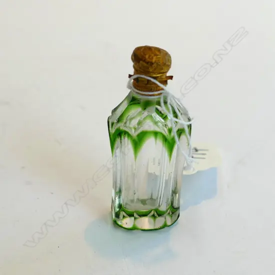 FRENCH GLASS PERFUME BOTTLE