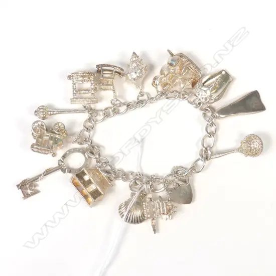 SILVER CHARM BRACELET MAORI PACIFIC OTHER CHARMS