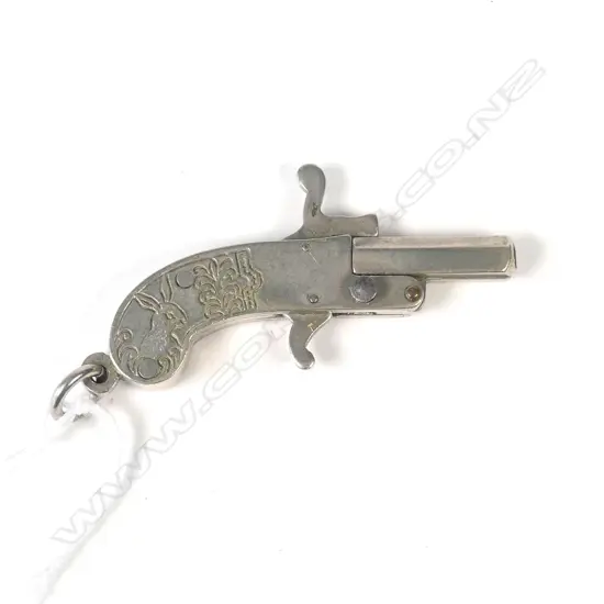 Superb antique old vintage Tiny Cap Gun fob/charm