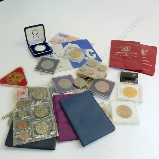 ASST COINS + MEDALS (DEFENCE X2)