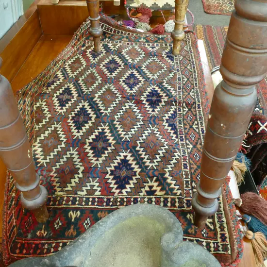 TURKOMAN CAMEL FLANK PIECE OLD