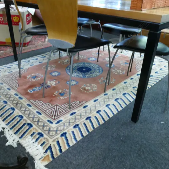 HAND KNOTTED CHINESE RUG 520 X 330MM