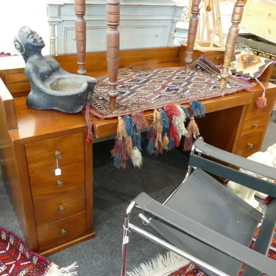 TEAK DESK 1780MM L 870MM H