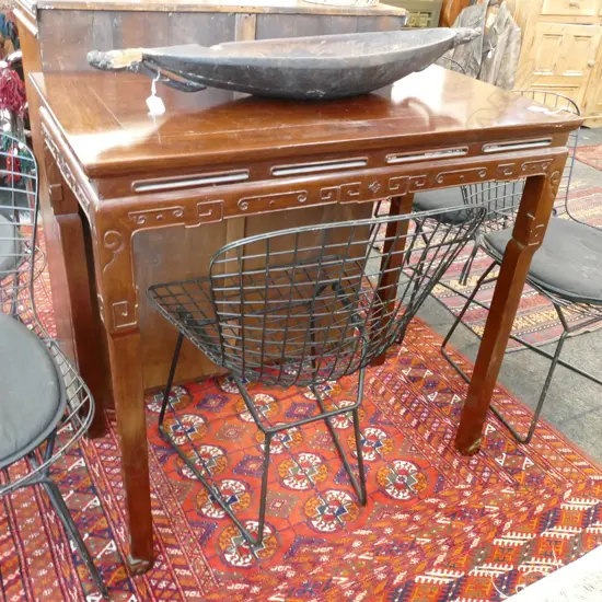CHINESE HARDWOOD SIDETABLE W. 950MM