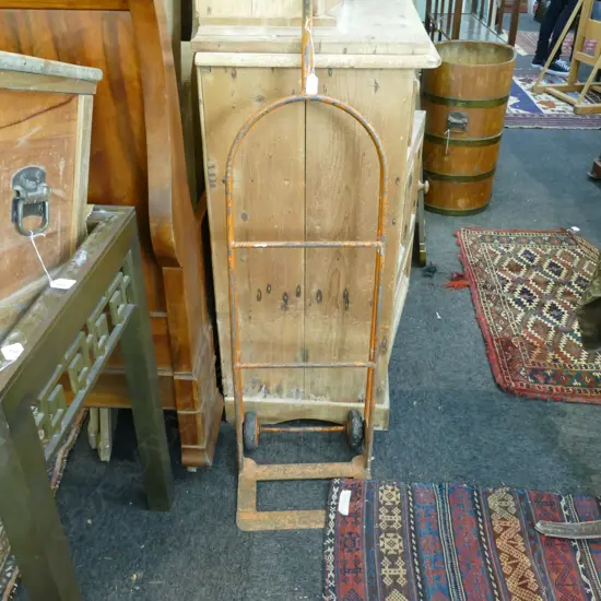 VINTAGE METAL TROLLEY