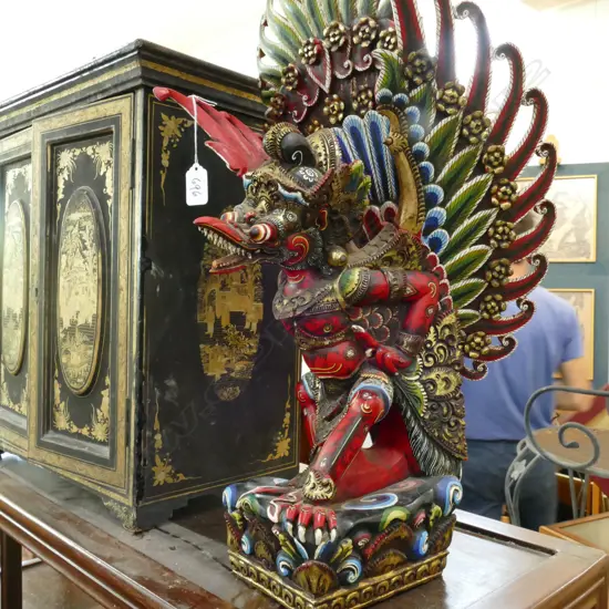 WOODEN CARVED GARUDA H 560 MM