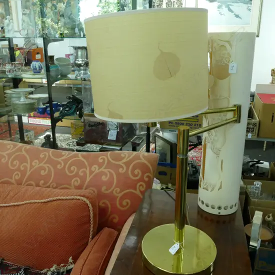 BRASS TABLE LAMP 720MM H