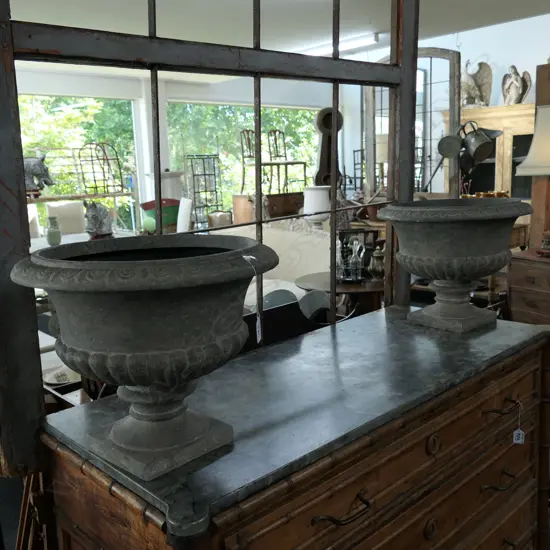 REPRODUCTION URNS (RESIN?) DIA. 400MM