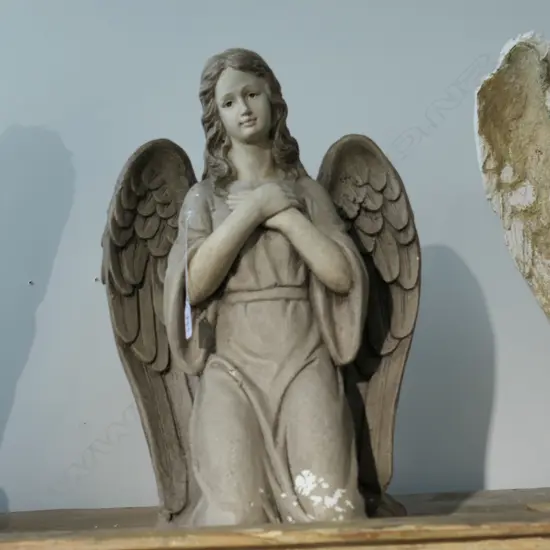 PLASTER ANGEL ORNAMENT H. 530MM