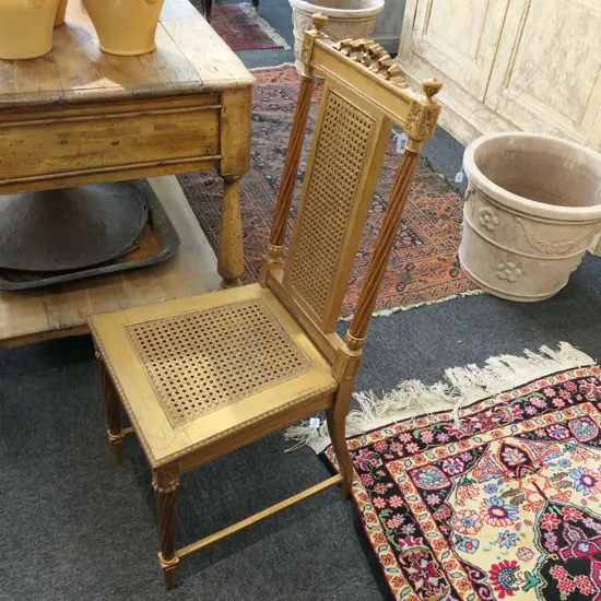 FRENCH GILDED CHAIR