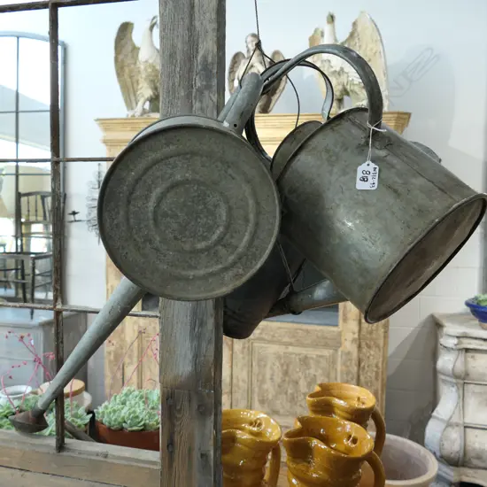 3 VINTAGE WATERING CANS