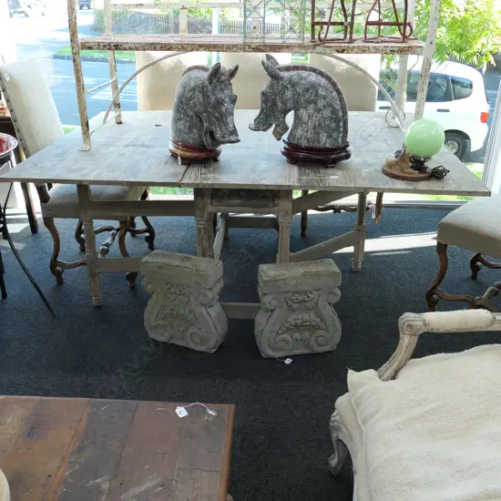 DROPSIDE PINE DINING TABLE W. 1340MM