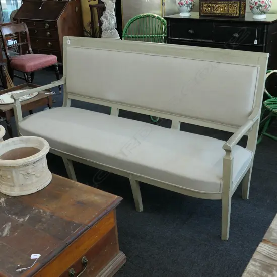 FRENCH STYLE UPHOLSTERED SETTEE W. 1740MM