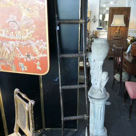 ANTIQUE STYLE BAMBOO LADDER H. 2090MM