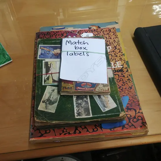 CIGARETTE + MATCHBOX CARDS, SCRAPBOOKS (FOOTROT FLATS) ETC