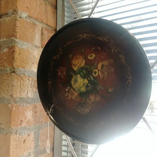 VICT. STILL LIFE WALL PLAQUE