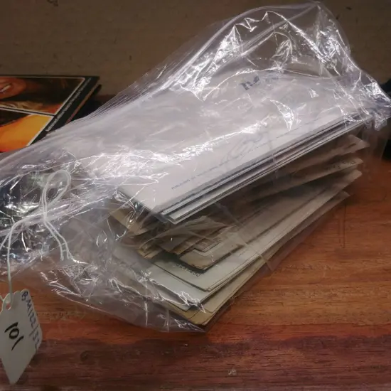 BAG OF VINTAGE POSTCARDS