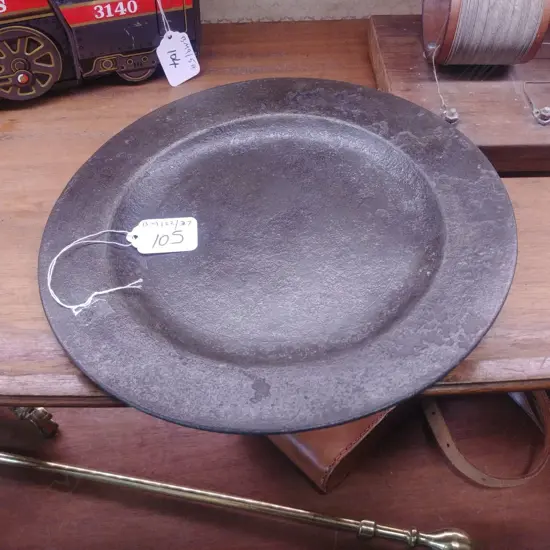 PEWTER PLATE