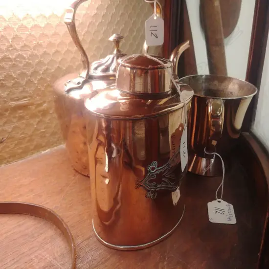 COPPER KETTLE TEA CADDY & MUG