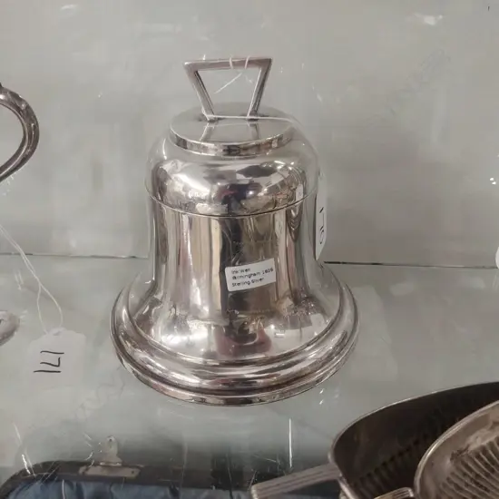 LRG S/S BELL FORM INKWELL 