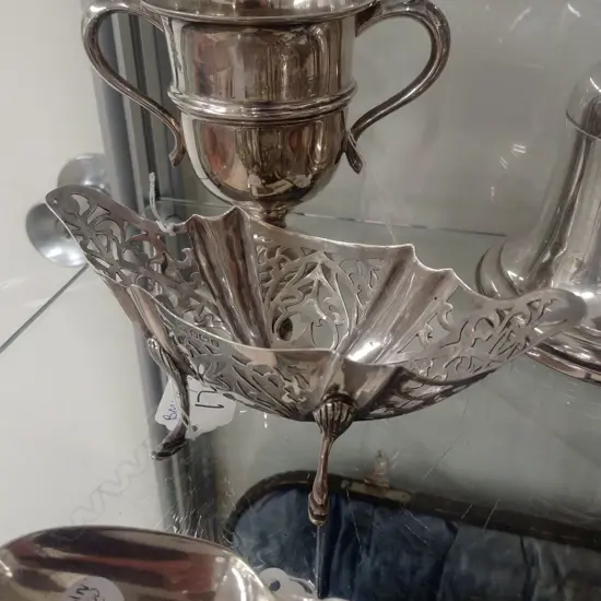 PIERCED S/S FOOTED BOWL 76g