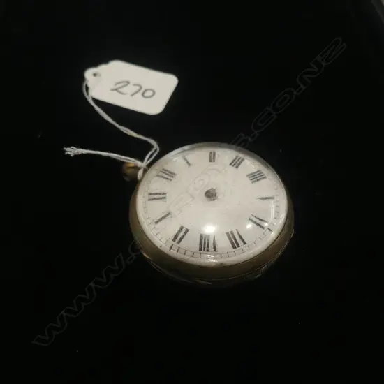 SILVER PLATE FUSI MOVEMENT POCKET WATCH AF