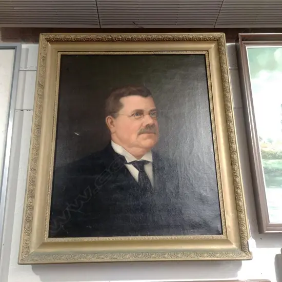 S.GAYMORE CLAYTON OIL PORTRAIT 