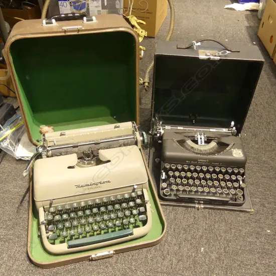 2 VINTAGE TYPEWRITERS