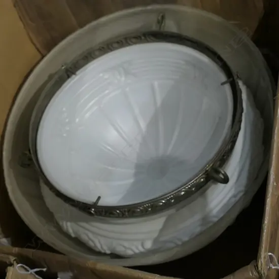 BOX LOT VINTAGE LIGHT SHADES