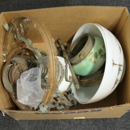 BOX LOT KEROSENE LAMPS