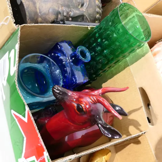 LOT ASST INCL SWEDISH GLASS ETC