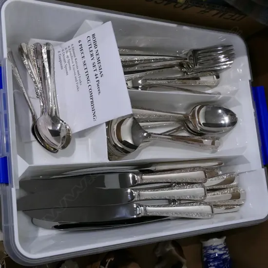 BOX LOT 44 PCE RODD NEMESIA CUTLERY
