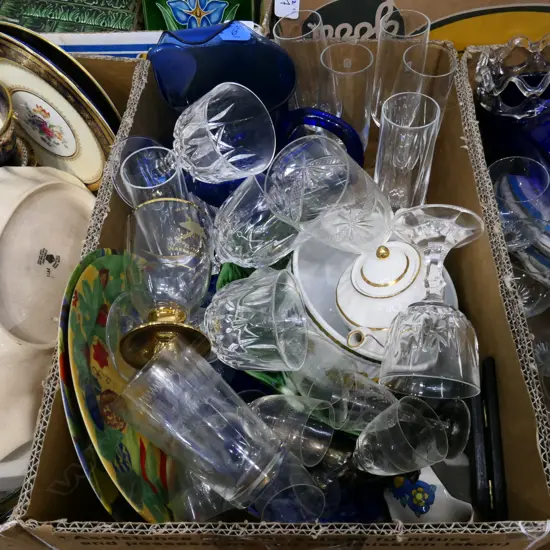 LOT ASST CHINA/LIMOGES/CRYSTAL ETC