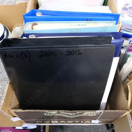 FOUR FOLDERS ASST NZ STAMPS