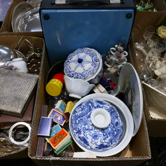 LOT ASST INCL. CHINA / TYPEWRITER ETC