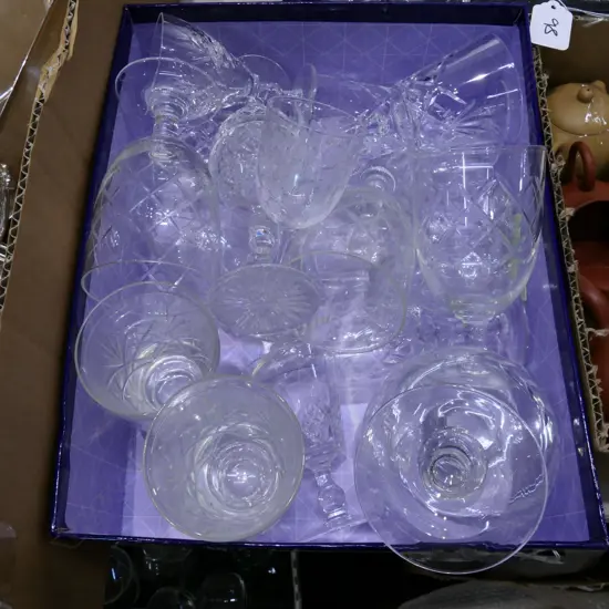 BOX LOT ASST. CRYSTAL