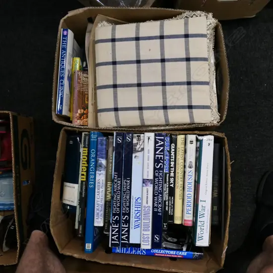BOX BOOKS - WWI ETC + ANOTHER BOX