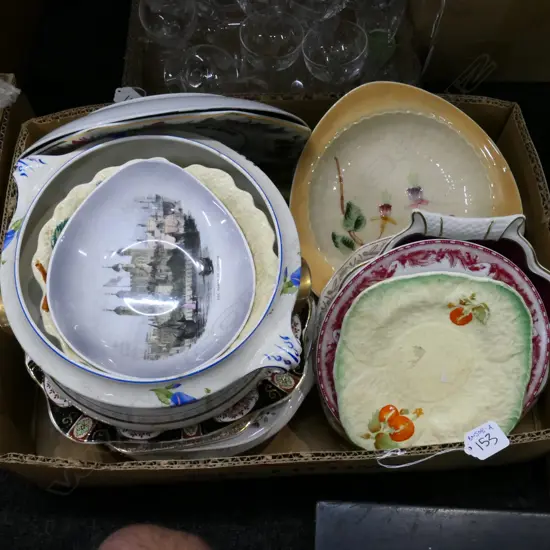 LOT ASST CHINA PLATES / TUREENS ETC