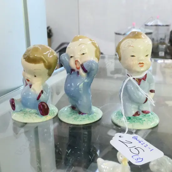 3 WADE FIGURES - WYNKE / BLYNKEN / NOD