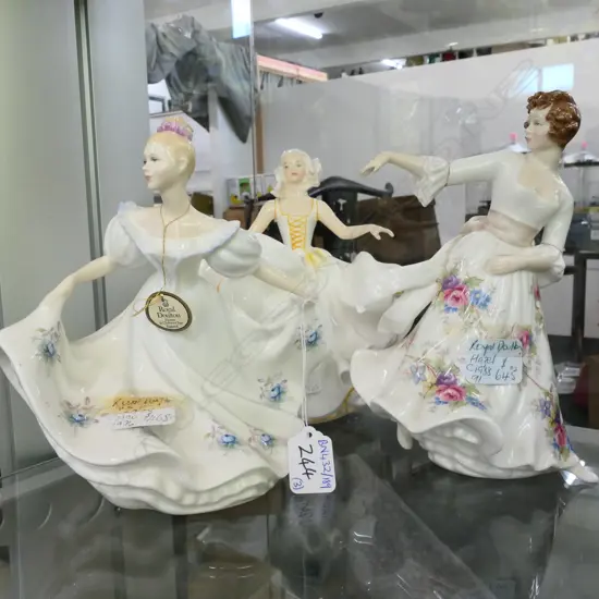 3 R. DOULTON FIGURINES; KATHY, HAZEL, SWEET 17