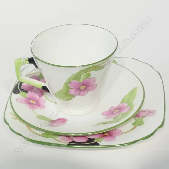 ART DECO DELPHINE CHINA TRIO