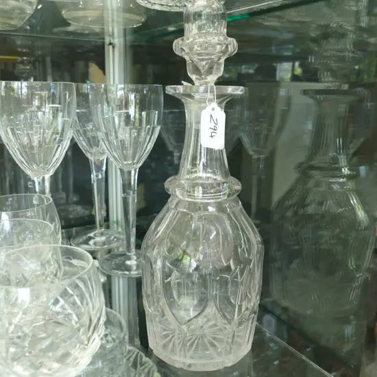 CRYSTAL DECANTER 320MM H