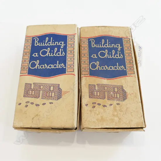 2 LUKE ADAMS POTTERY BOXED MINI BRICK SETS WHITE CLAY