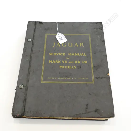 JAGUAR MKVII & XK120 WORKSHOP MANUAL