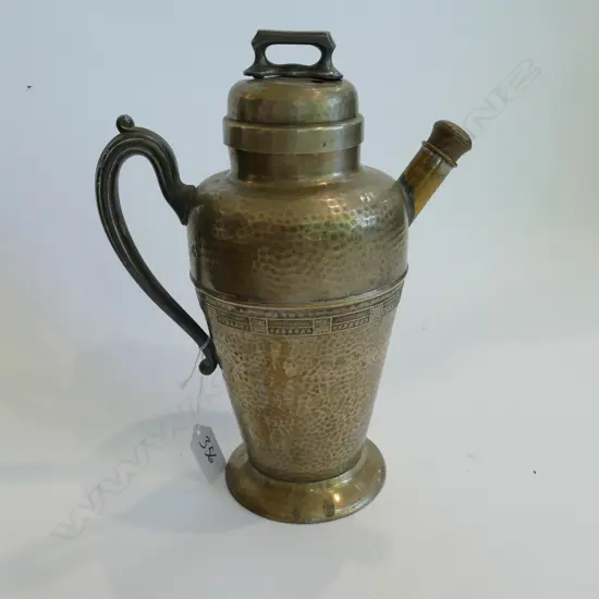 1920S COCKTAIL SHAKER BY CONTINENTAL SILVER CO NEW YORK H 260 MM