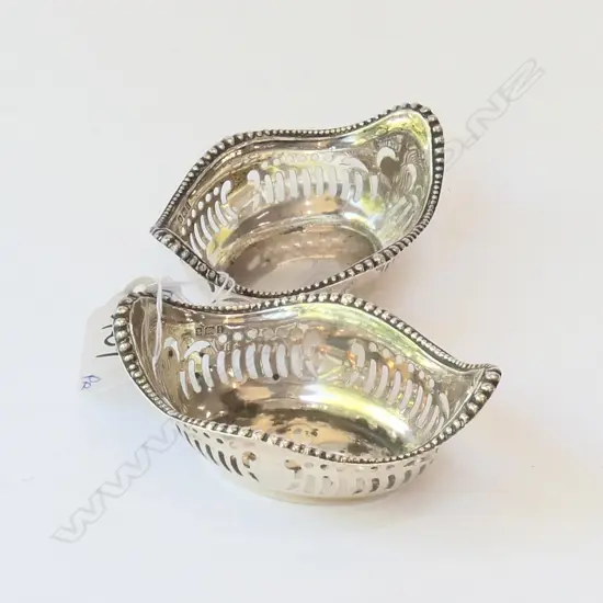 pair of salts - no liners. Birmingham pierced 38 grams combined