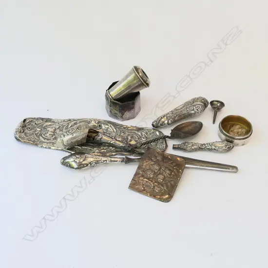 BAG LOT OF STERLING SILVER ITEMS, A F. 86 GMS