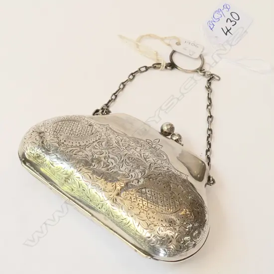 Silver purse birmingham 66 grams Clark & Sewell