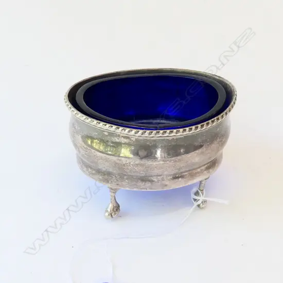 Salt witrh blue liner chester 65 grams of silver