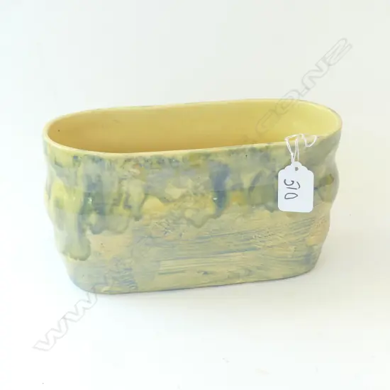 A N.Z Briar Gardner pottery flower trough vase